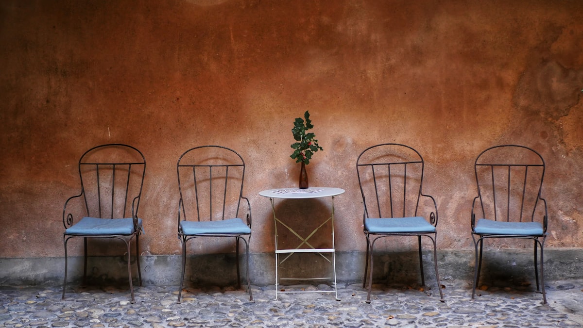 Couple at a minimalist courthouse-style wedding celebration