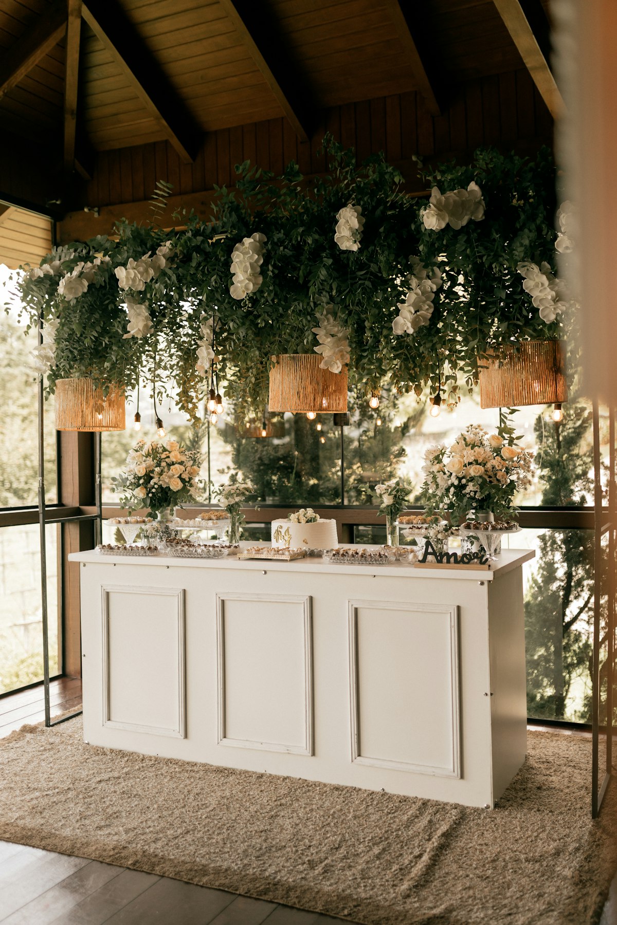 Professional wedding photography at an intimate outdoor celebration